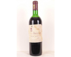 Grand Cru Classé (capsule Corrodée) - Château Latour - 1973 - Rouge