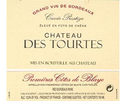 Château des Tourtes Premières Côtes de Blaye - Vignobles Raguenot - Château des Tourtes - 2001 - Rouge