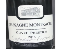 Chassagne Montrachet Prestige - Domaine Capuano Ferreri et Fils - 2022 - Blanc