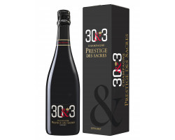 Cuvée Extra-Brut 30&3 - Champagne Prestige des Sacres - Non millésimé - Effervescent