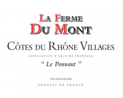 Le Ponnant - La ferme du Mont - 2021 - Rouge