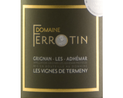 Les Vignes de Termeny - Domaine Ferrotin - 2016 - Blanc