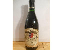 Domaine Louis Allemand - Domaine Allemand - 1989 - Rouge