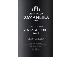 Vintage - QUINTA DA ROMANEIRA - 2017 - Rouge