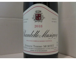 Chambolle Musigny - Domaine Thierry Mortet - 2018 - Rouge