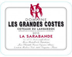 La Sarabande - LES GRANDES COSTES - 2020 - Rouge
