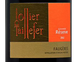 Grange Réserve - DOMAINE OLLIER-TAILLEFER - 2019 - Rouge
