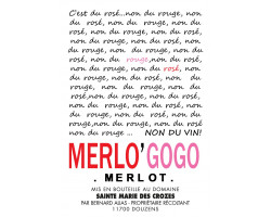 Merlo'Gogo - Domaine Sainte Marie des Crozes - 2020 - Rouge
