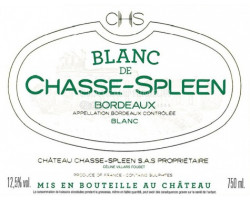 Blanc de Chasse-Spleen - Château Chasse-Spleen - 2018 - Blanc