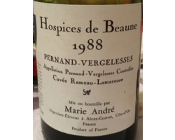 Pernand-Vergelesses Premier Cru Cuvée Rameau-Lamarosse - Hospices de Beaune - 2017 - Rouge