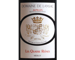 Les Quatre Reines - Merlot - Domaine de Lansac - 2022 - Rouge