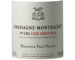Chassagne-Montrachet Premier Cru Clos Saint Jean - Domaine Paul Pillot - 2020 - Blanc