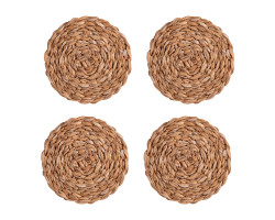 Set De 4 Dessous De Verre En Jonc De Mer 11 Cm - table passion -  - 