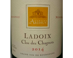Ladoix Clos des Chagnots Monopole - Domaine d'Ardhuy - 2020 - Rouge