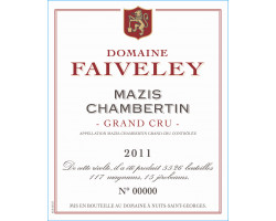 Grand Cru Mazis-chambertin - Domaine Faiveley - 2013 - Rouge