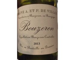 Bouzeron - Domaine de Villaine - 2012 - Rouge