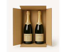 Pack champagne 2 bouteilles  -  Duo d’Épernay - Domaine Secret - Non millésimé - Effervescent