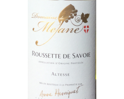 Roussette de Savoie - Domaine  de Méjane - 2022 - Blanc