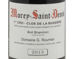 Morey Saint Denis - La Bussiere - Domaine G. Roumier - 2013 - Rouge