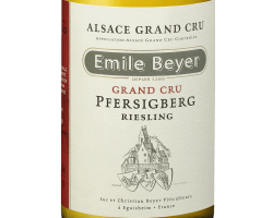 Riesling Grand Cru Pfersigberg - Domaine Emile Beyer - 2016 - Blanc
