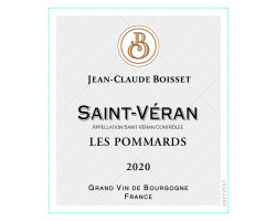 SAINT VERAN LES POMMARDS - Jean-Claude Boisset - 2021 - Blanc