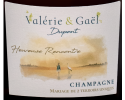 Heureuse Rencontre - Champagne Valérie et Gaël Dupont - 2031 - Effervescent