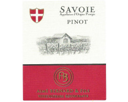 Savoie Pinot - Aimé Bernard & Fils - 2022 - Rouge