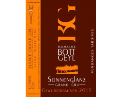 GEWURZTRAMINER SONNENGLANZ Grand Cru Vendanges Tardives 2015 - Domaine BOTT GEYL - 2015 - Blanc
