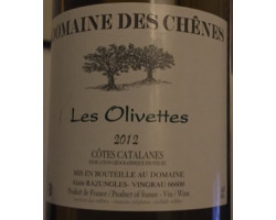 Les Olivettes - Domaine des Chênes - 2009 - Blanc