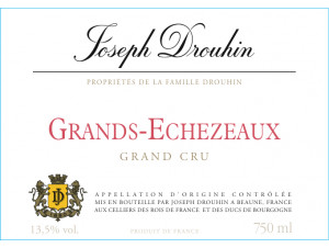 Grands-Echezeaux Grand Cru - Maison Joseph Drouhin - 1995 - Rouge