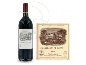 Carruades de Lafite - Domaines Barons de Rothschild - Château Lafite Rothschild - 2008 - Rouge