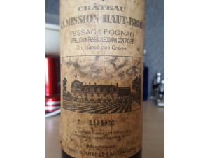 La Mission Haut Brion - Château La Mission Haut Brion - Domaine Clarence Dillon - 1992 - Rouge