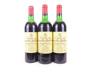 Coffret 3 bouteilles - Château Léoville Poyferré - Château Léoville Poyferré - 1978 - Rouge