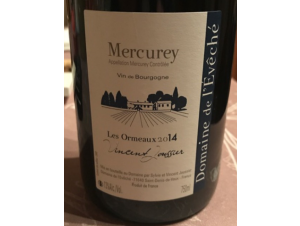 Mercurey Les Ormeaux - Domaine de l'Evêché - 2022 - Rouge