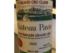 Château Pavie - Château Pavie - 1989 - Rouge