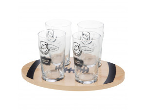 Planche 4 Verres À Bière Rugby - Amadeus -  - 