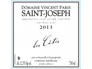 Les Côtes - Domaine Vincent Paris - 2021 - Rouge