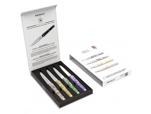 Coffret De 4 Couteaux De Table Joseph Nanocut Multicolore - Tarrerias Bonjean -  - 