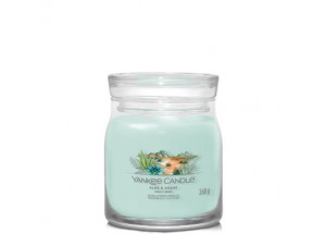 Bougie Signature Aloe Et Agave Modèle Moyen - Yankee Candle -  - 