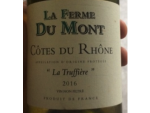 La Truffière - Côtes du Rhône - La ferme du Mont - 2023 - Blanc