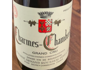 Charmes-Chambertin Grand Cru - Armand Rousseau Père & Fils - 2019 - Rouge