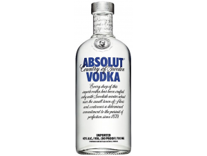 Vodka Absolut Blue - Absolut Vodka - Non millésimé - 