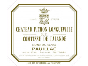 Comtesse De Lalande - Château Pichon-Longueville - 2011 - Rouge