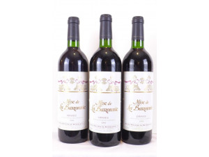 Pack 3 bouteilles - Baron Philippe De Rothschild - mise de la baronnie - 1999 - Rouge