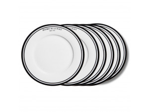 Assiette À Dessert Bistrot 21 Cm lot De 6 - table passion -  - 