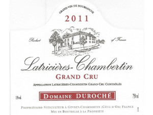Latricières-Chambertin Grand Cru - Domaine Duroché - 2022 - Rouge