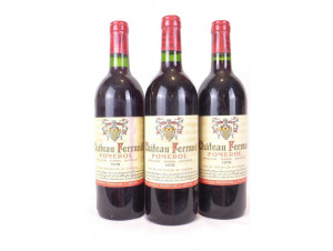 Pack 3 bouteilles - Château Ferrand - Château Ferrand - 1976 - Rouge