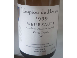 Meursault Cuvée Loppin - Hospices de Beaune - 2022 - Blanc