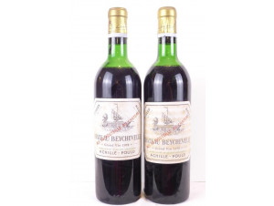 Coffret 2 bouteilles - Château Beychevelle - Château Beychevelle - 1970 - Rouge