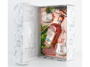 Coffret Rhum Tartuga + 2 verres - Liquoristerie de Provence - Non millésimé - 